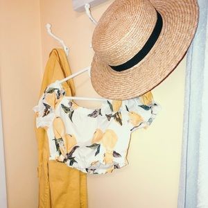 Altered state Lemon crop top